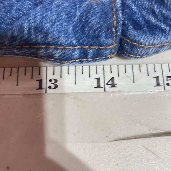 Levi's Women's Ribcage Straight Ankle Jeans Blue‎ Denim Medium Wash Size 18W - Picture 12 of 13